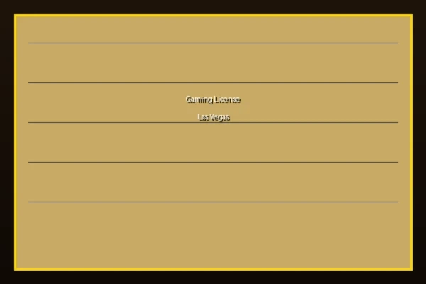 拉斯维加斯博彩监管委员会牌照徽章